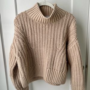 & Other Stories Heavy Knit Turtleneck Sweater